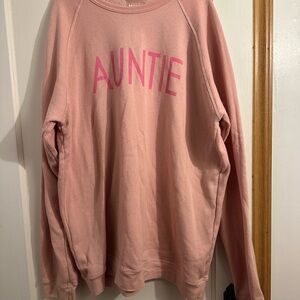 Show Me Your MuMu Pink 'Auntie’ Sweatshirt